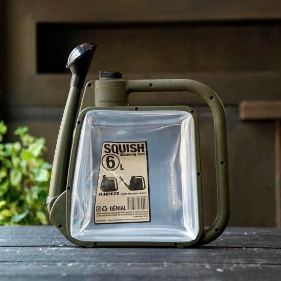 SQUISH watering can (スクイッシュ ウォータリングカン) 6L （カーキ）